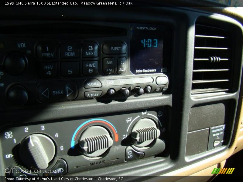 Meadow Green Metallic / Oak 1999 GMC Sierra 1500 SL Extended Cab