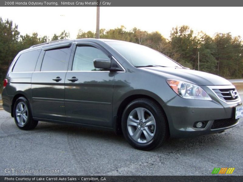 Nimbus Gray Metallic / Gray 2008 Honda Odyssey Touring