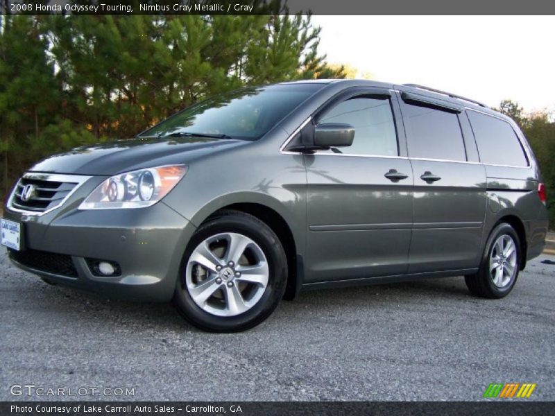 Nimbus Gray Metallic / Gray 2008 Honda Odyssey Touring