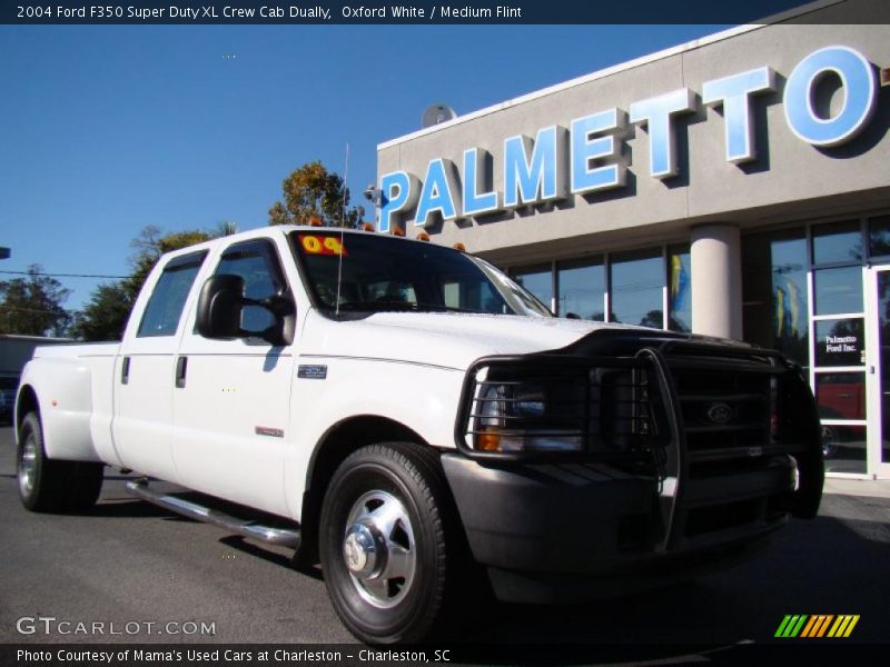 Oxford White / Medium Flint 2004 Ford F350 Super Duty XL Crew Cab Dually