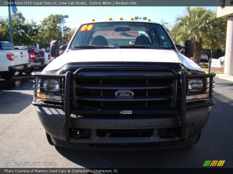 Oxford White / Medium Flint 2004 Ford F350 Super Duty XL Crew Cab Dually