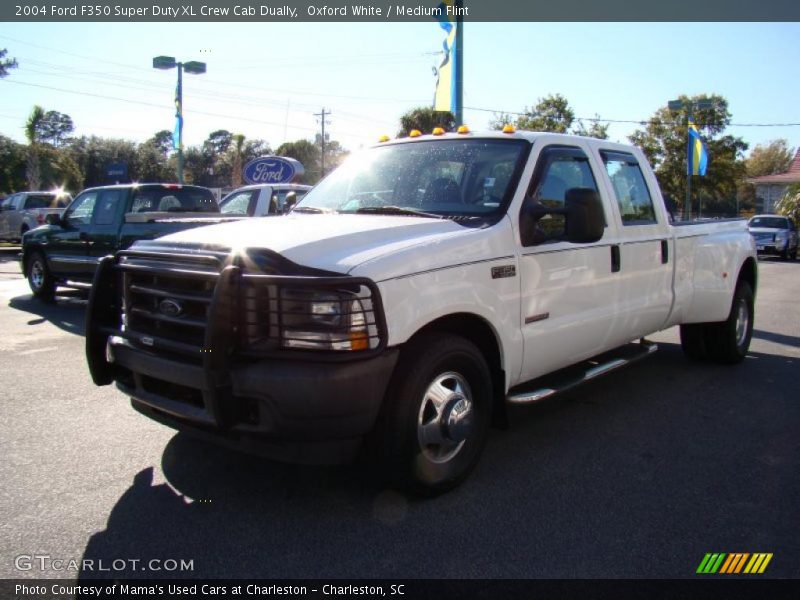 Oxford White / Medium Flint 2004 Ford F350 Super Duty XL Crew Cab Dually