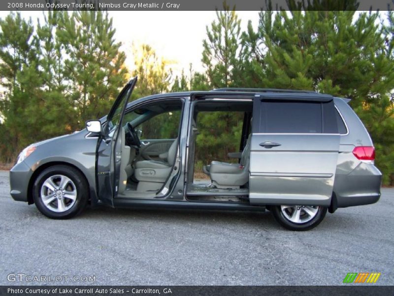 Nimbus Gray Metallic / Gray 2008 Honda Odyssey Touring