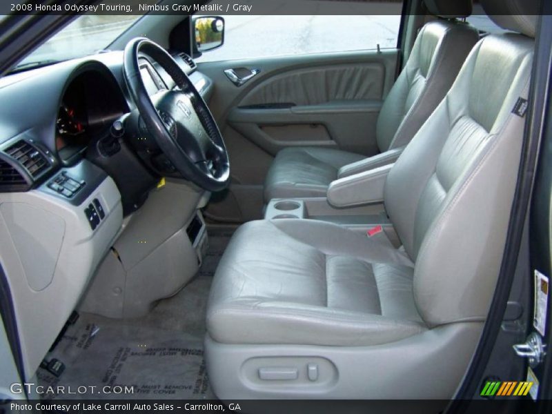 Nimbus Gray Metallic / Gray 2008 Honda Odyssey Touring