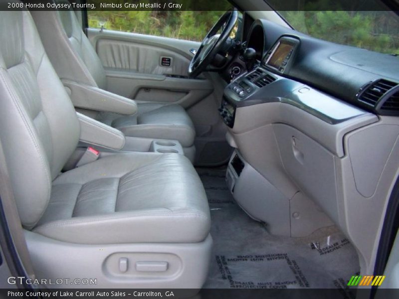 Nimbus Gray Metallic / Gray 2008 Honda Odyssey Touring