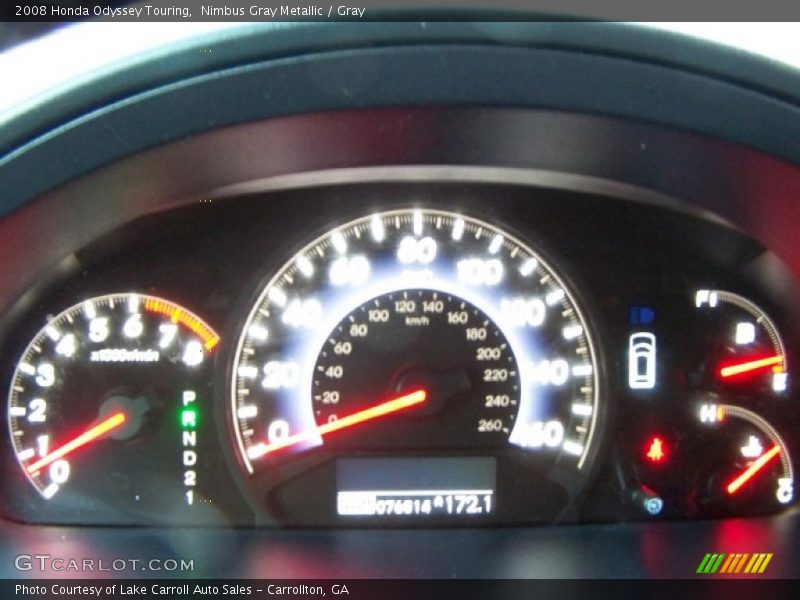 Nimbus Gray Metallic / Gray 2008 Honda Odyssey Touring