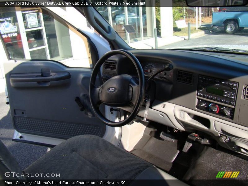 Oxford White / Medium Flint 2004 Ford F350 Super Duty XL Crew Cab Dually