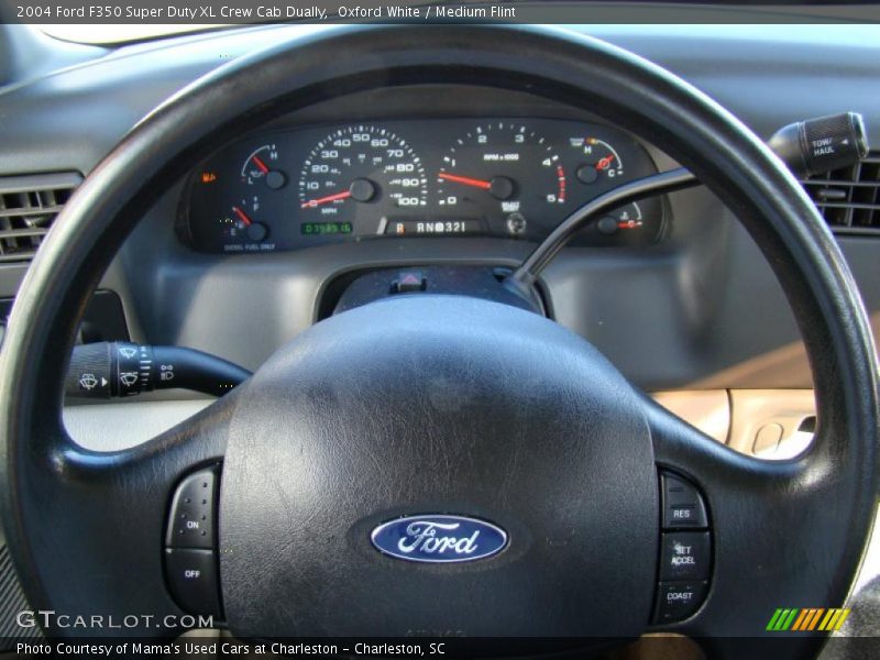 Oxford White / Medium Flint 2004 Ford F350 Super Duty XL Crew Cab Dually