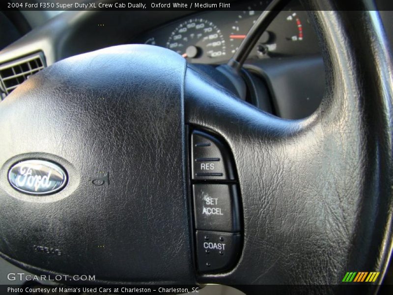 Oxford White / Medium Flint 2004 Ford F350 Super Duty XL Crew Cab Dually