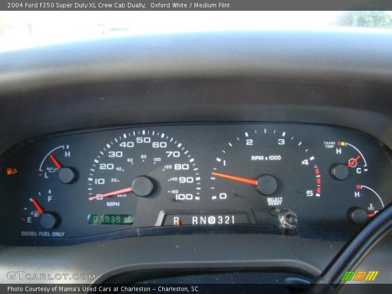  2004 F350 Super Duty XL Crew Cab Dually XL Crew Cab Dually Gauges