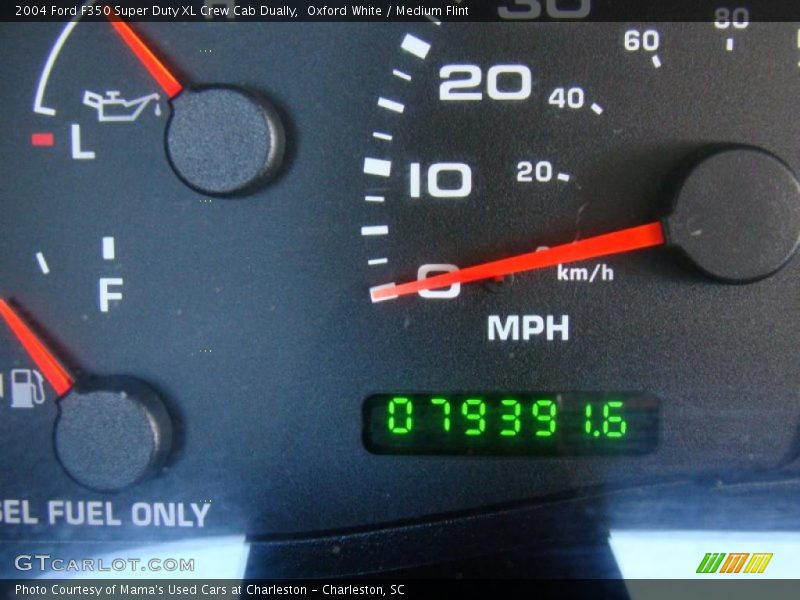Oxford White / Medium Flint 2004 Ford F350 Super Duty XL Crew Cab Dually