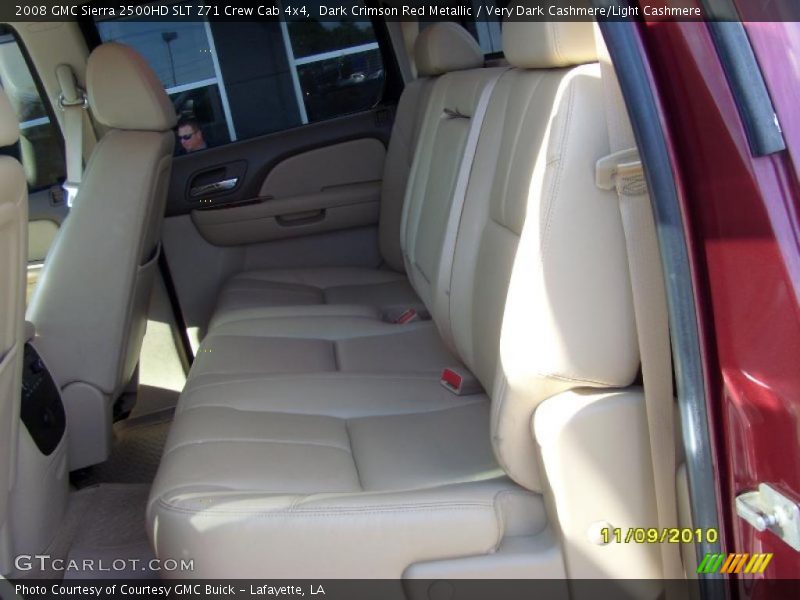 Dark Crimson Red Metallic / Very Dark Cashmere/Light Cashmere 2008 GMC Sierra 2500HD SLT Z71 Crew Cab 4x4