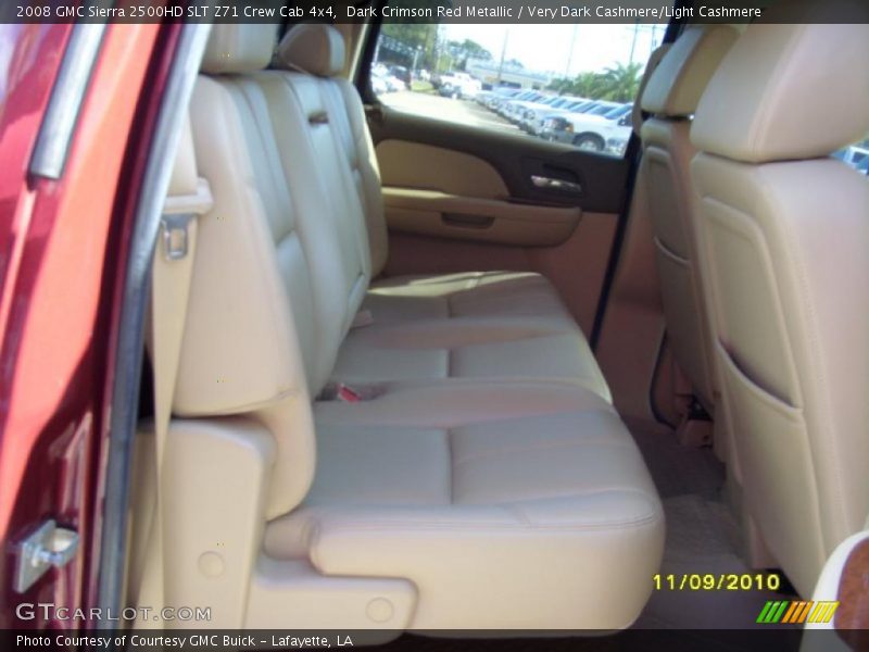 Dark Crimson Red Metallic / Very Dark Cashmere/Light Cashmere 2008 GMC Sierra 2500HD SLT Z71 Crew Cab 4x4