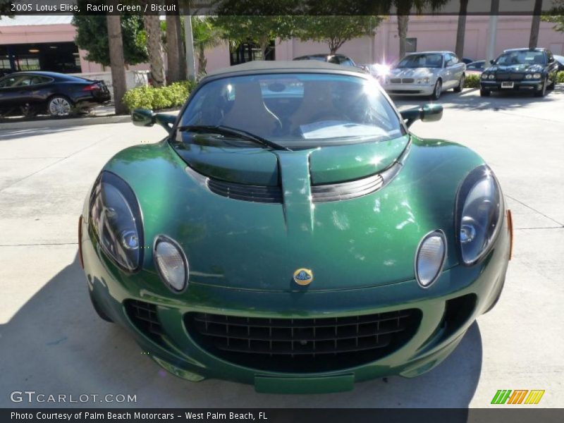 Racing Green / Biscuit 2005 Lotus Elise