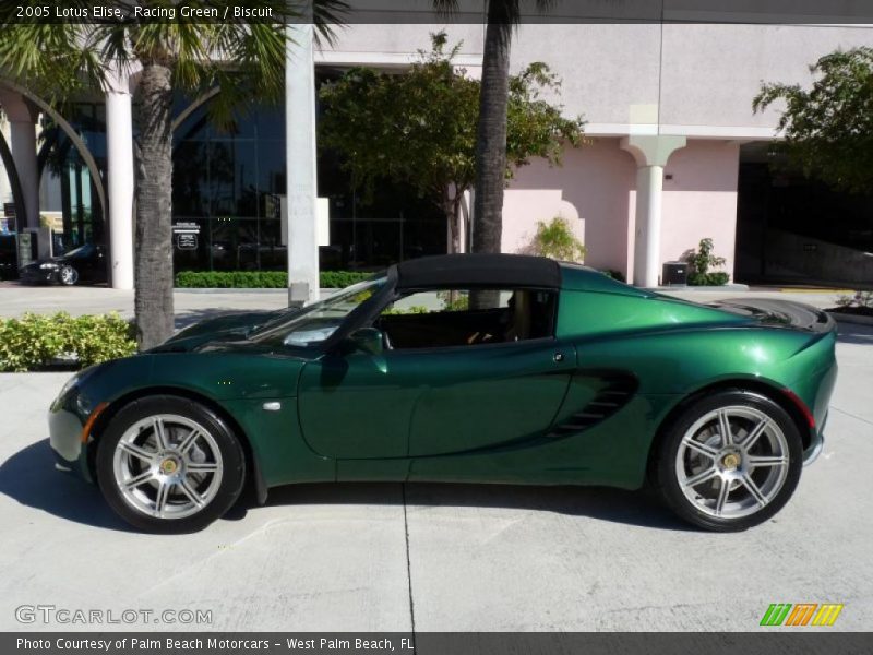 Racing Green / Biscuit 2005 Lotus Elise
