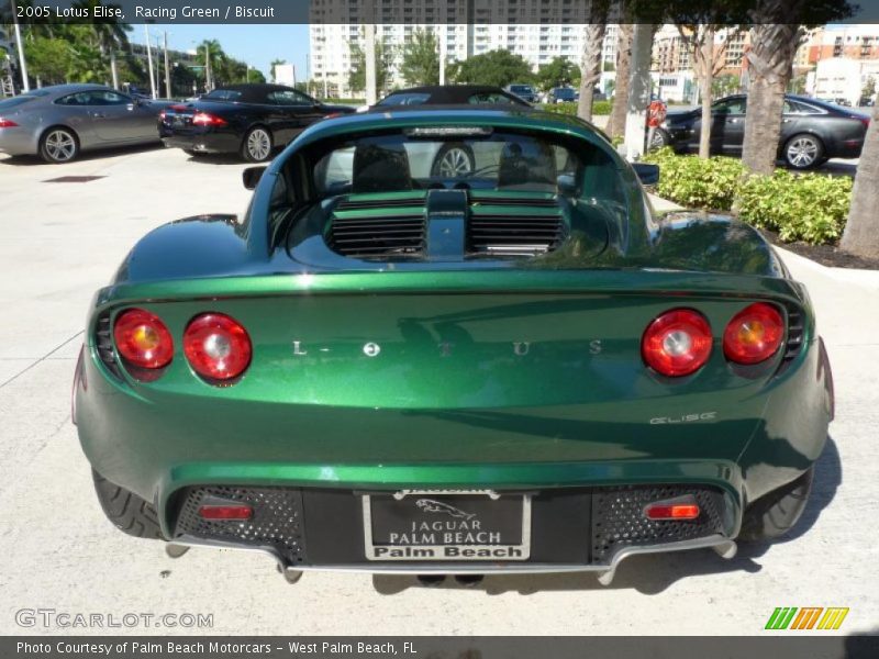 Racing Green / Biscuit 2005 Lotus Elise