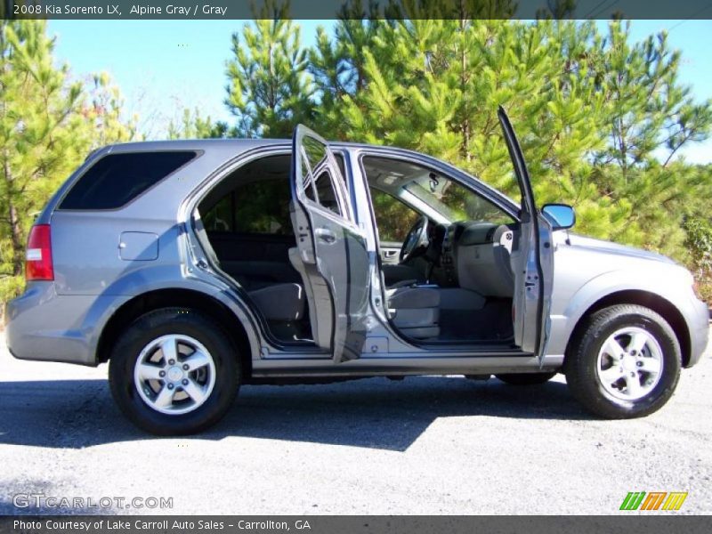 Alpine Gray / Gray 2008 Kia Sorento LX