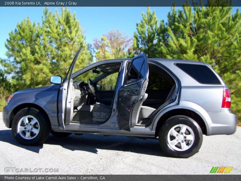 Alpine Gray / Gray 2008 Kia Sorento LX