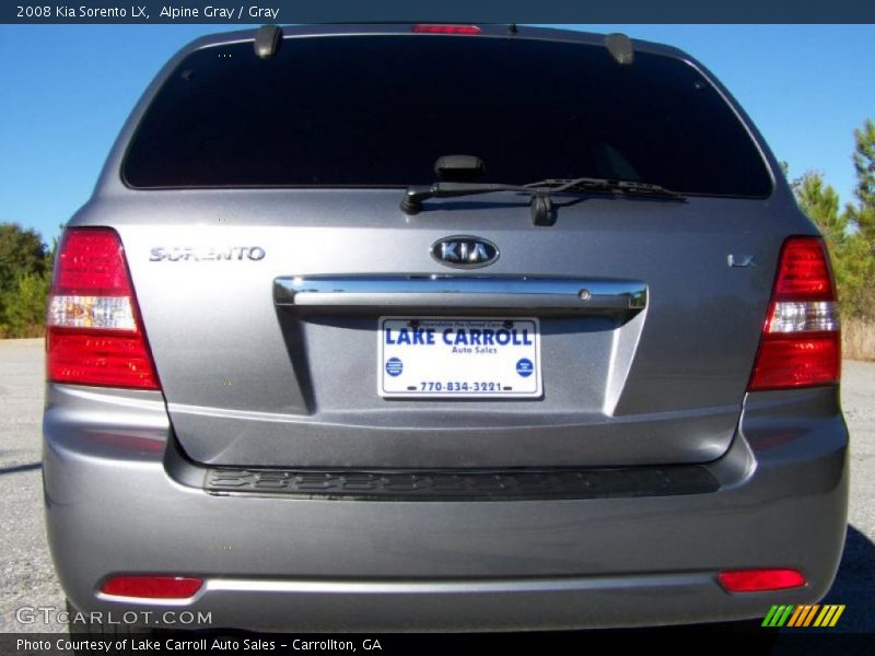 Alpine Gray / Gray 2008 Kia Sorento LX