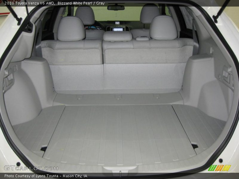  2010 Venza V6 AWD Trunk