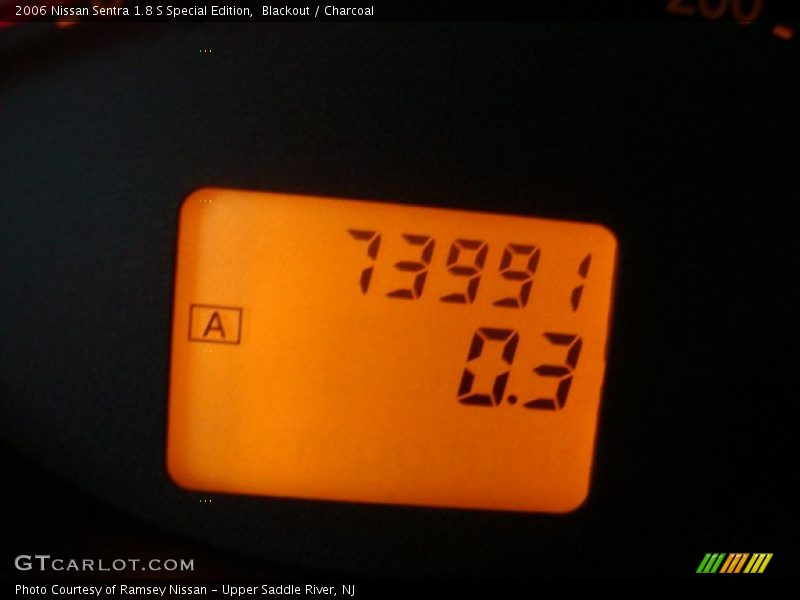 Blackout / Charcoal 2006 Nissan Sentra 1.8 S Special Edition