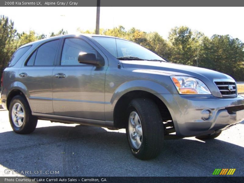 Alpine Gray / Gray 2008 Kia Sorento LX