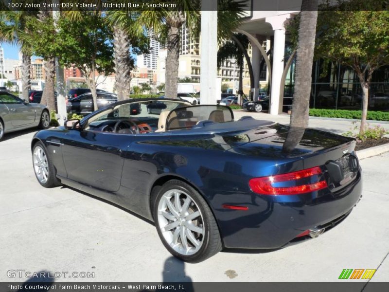 Midnight Blue / Sandstorm 2007 Aston Martin DB9 Volante