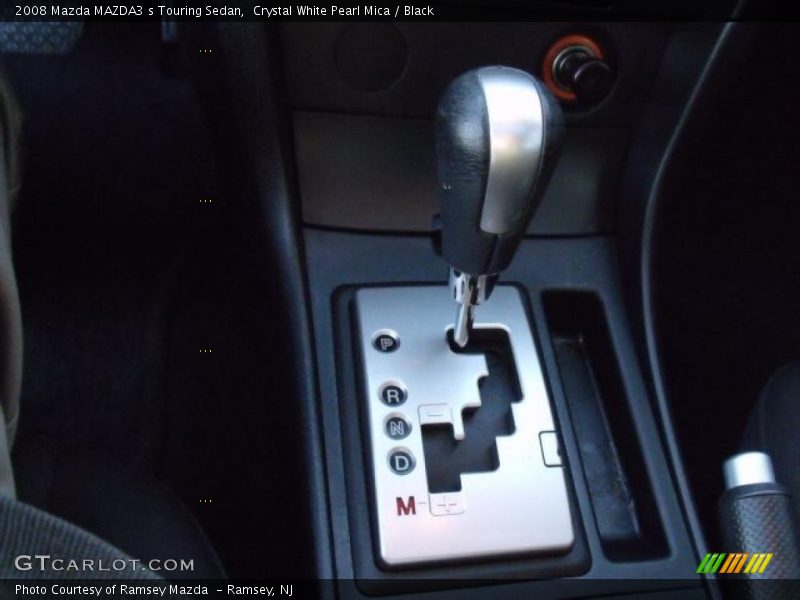  2008 MAZDA3 s Touring Sedan 5 Speed Sport Automatic Shifter