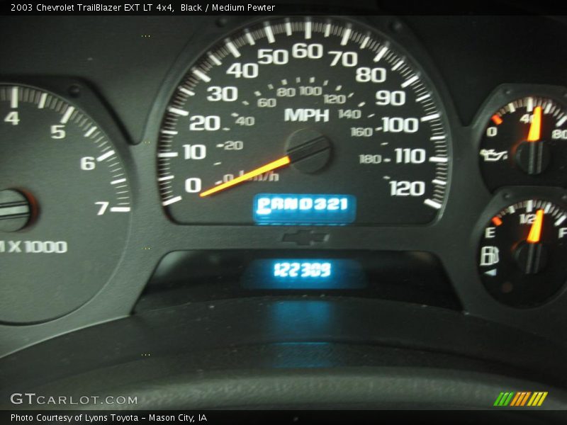 Black / Medium Pewter 2003 Chevrolet TrailBlazer EXT LT 4x4