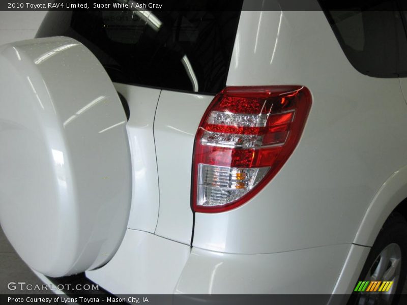 Super White / Ash Gray 2010 Toyota RAV4 Limited