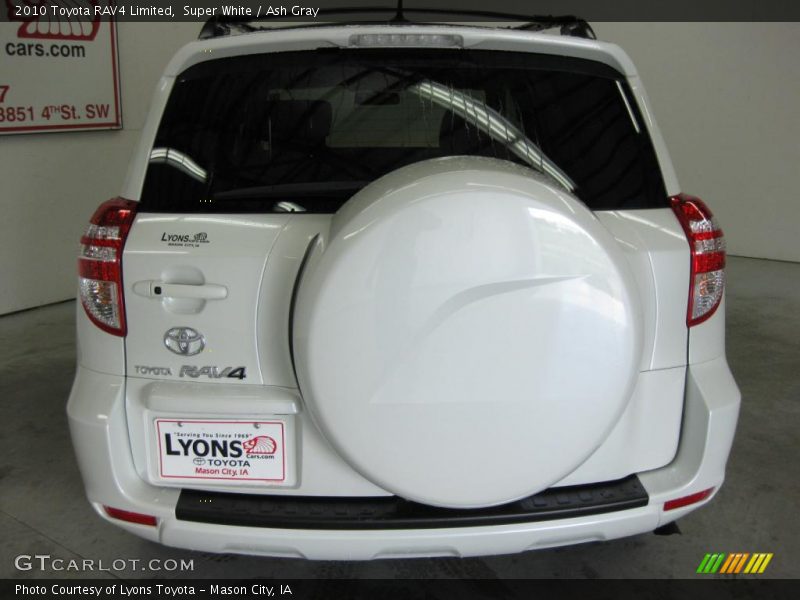 Super White / Ash Gray 2010 Toyota RAV4 Limited