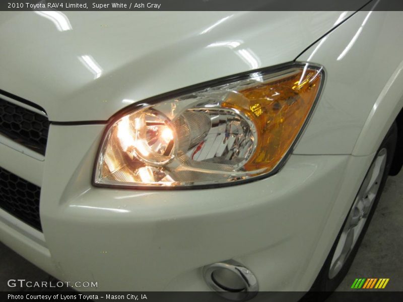 Super White / Ash Gray 2010 Toyota RAV4 Limited