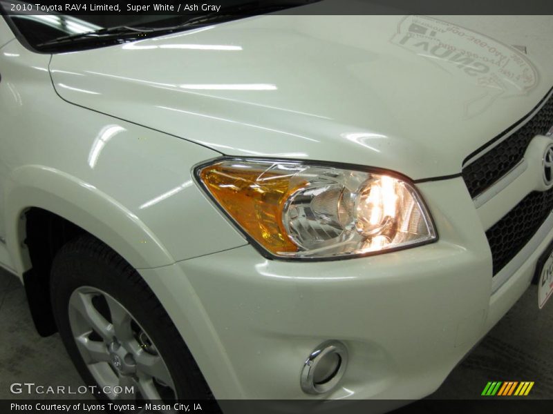 Super White / Ash Gray 2010 Toyota RAV4 Limited