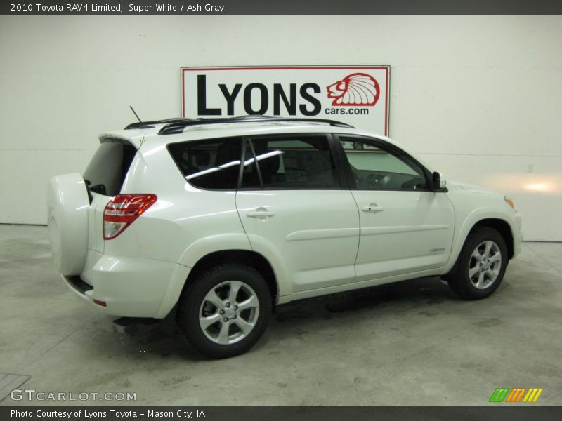 Super White / Ash Gray 2010 Toyota RAV4 Limited