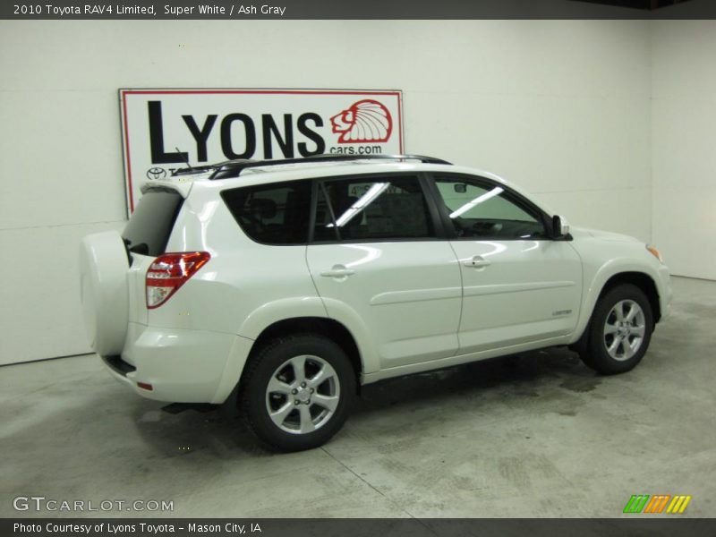 Super White / Ash Gray 2010 Toyota RAV4 Limited