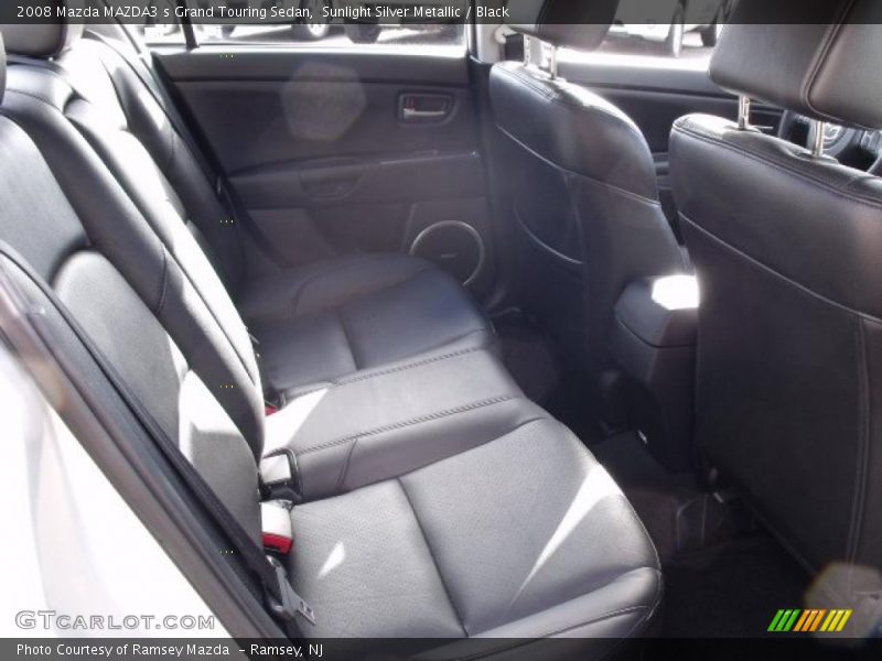 Sunlight Silver Metallic / Black 2008 Mazda MAZDA3 s Grand Touring Sedan
