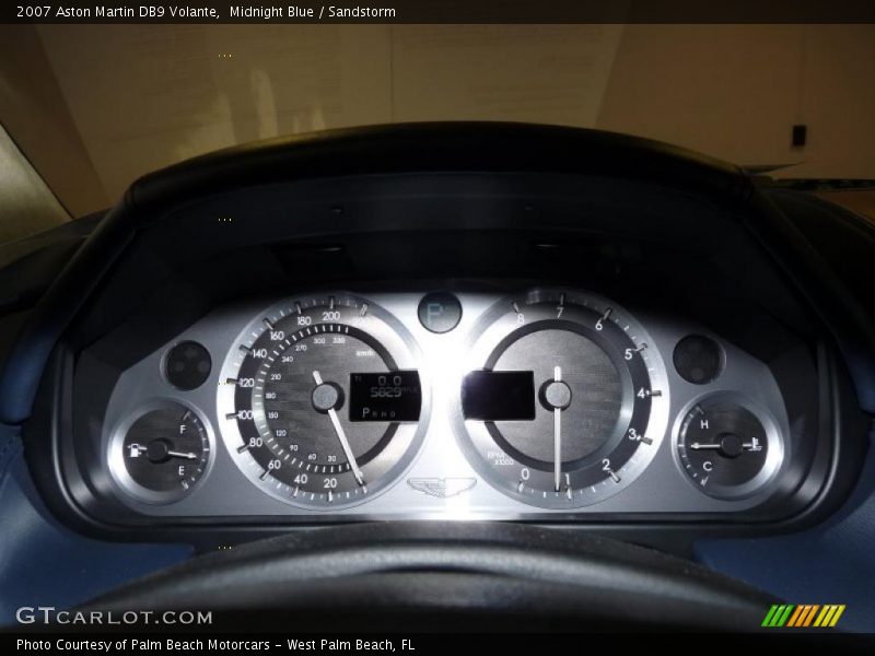  2007 DB9 Volante Volante Gauges