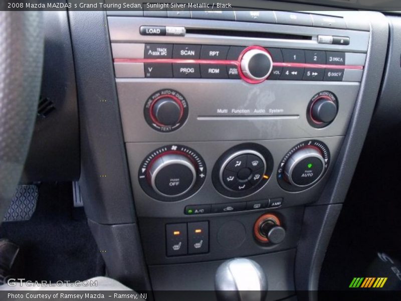 Sunlight Silver Metallic / Black 2008 Mazda MAZDA3 s Grand Touring Sedan