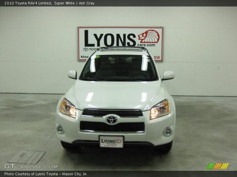 Super White / Ash Gray 2010 Toyota RAV4 Limited