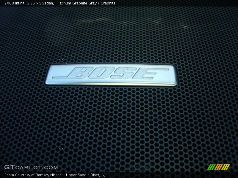 Platinum Graphite Gray / Graphite 2008 Infiniti G 35 x S Sedan