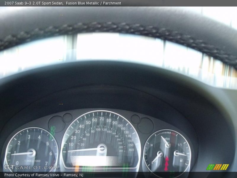 Fusion Blue Metallic / Parchment 2007 Saab 9-3 2.0T Sport Sedan