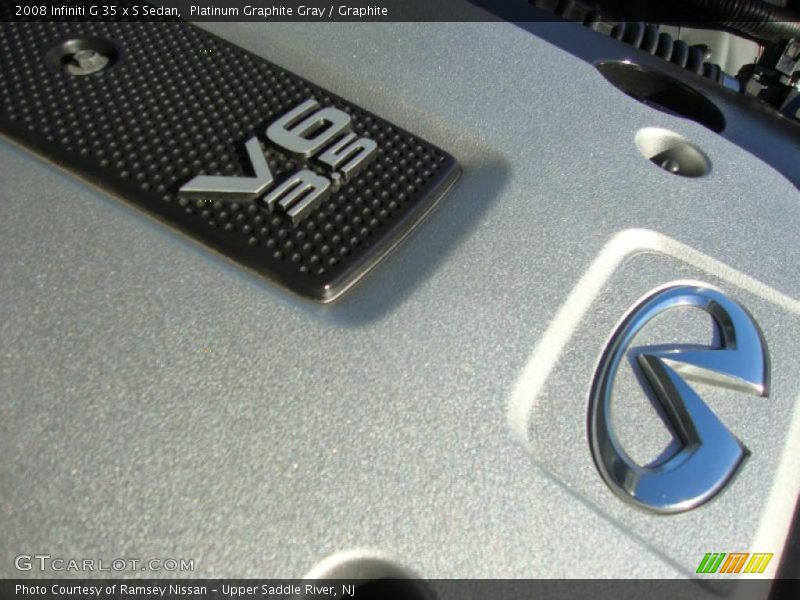 Platinum Graphite Gray / Graphite 2008 Infiniti G 35 x S Sedan