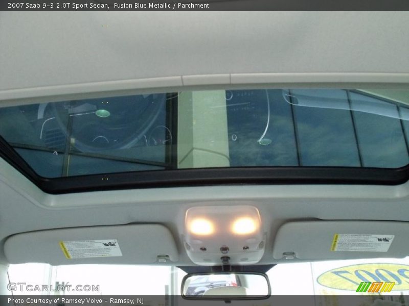 Fusion Blue Metallic / Parchment 2007 Saab 9-3 2.0T Sport Sedan