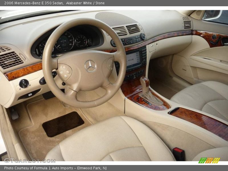 Alabaster White / Stone 2006 Mercedes-Benz E 350 Sedan