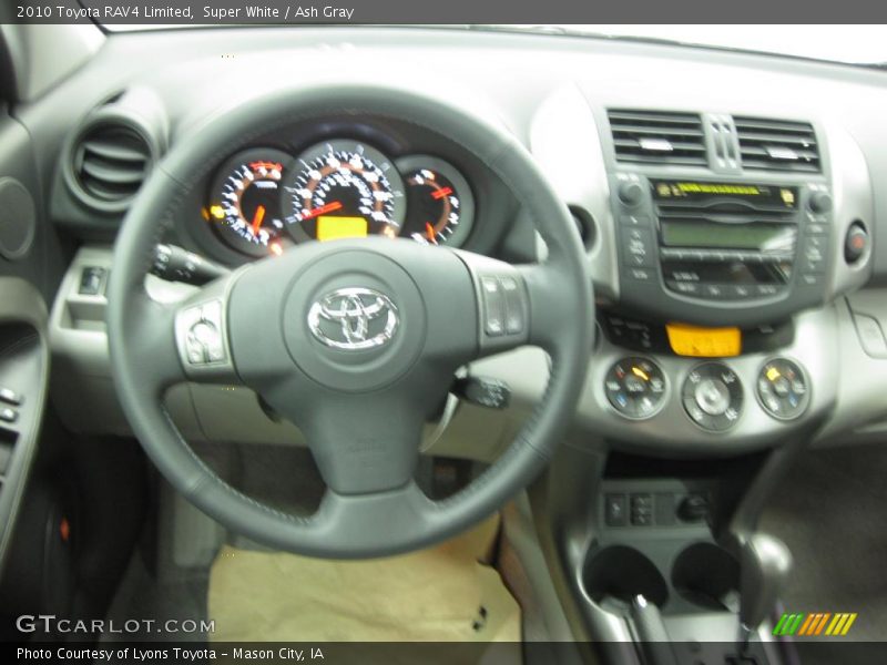 Super White / Ash Gray 2010 Toyota RAV4 Limited