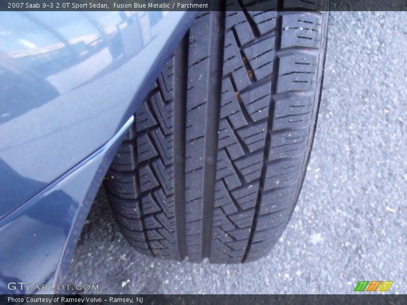 Fusion Blue Metallic / Parchment 2007 Saab 9-3 2.0T Sport Sedan