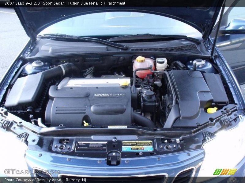 Fusion Blue Metallic / Parchment 2007 Saab 9-3 2.0T Sport Sedan