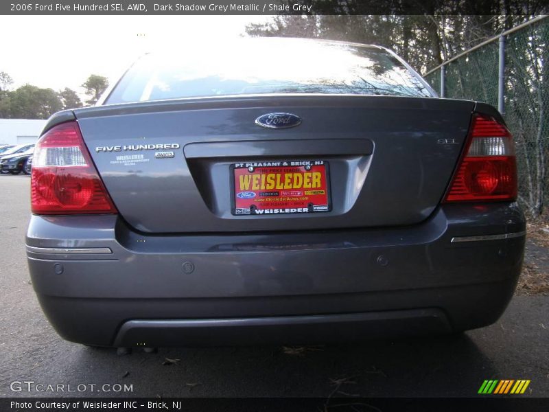 Dark Shadow Grey Metallic / Shale Grey 2006 Ford Five Hundred SEL AWD