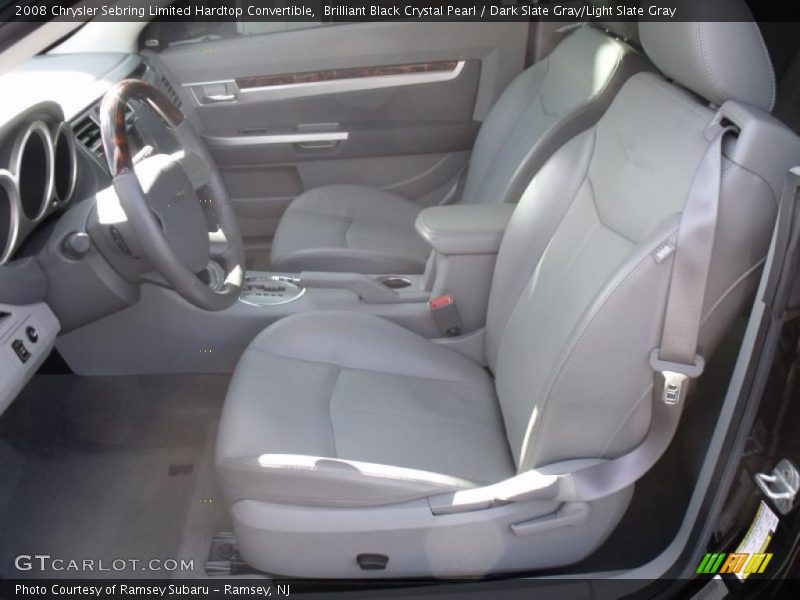 Brilliant Black Crystal Pearl / Dark Slate Gray/Light Slate Gray 2008 Chrysler Sebring Limited Hardtop Convertible