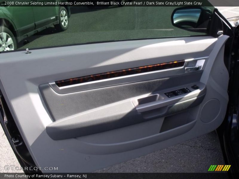 Brilliant Black Crystal Pearl / Dark Slate Gray/Light Slate Gray 2008 Chrysler Sebring Limited Hardtop Convertible